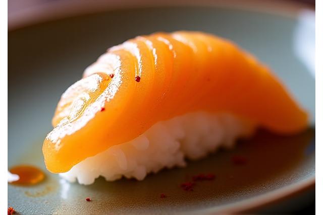 ふっくら煮穴子の握り