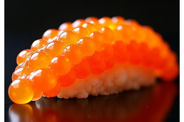 輝くイクラの軍艦